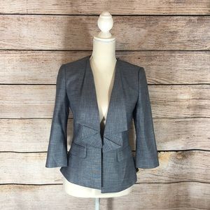 WHITE | BLACK baby blue blazer